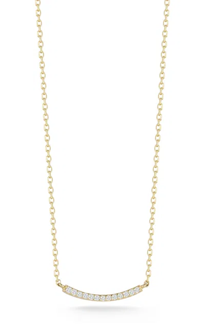 Ember Fine Jewelry 14k Gold & Diamond Bar Necklace In Multi