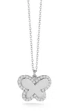Ember Fine Jewelry 14k Gold & Diamond Butterfly Necklace In Multi