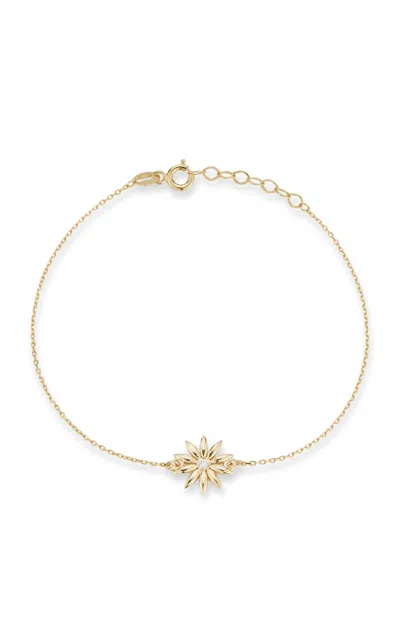 Ember Fine Jewelry 14k Gold & Diamond Daisy Bracelet In Multi