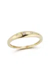 Ember Fine Jewelry 14k Gold & Diamond Sunray Ring, 0.04 Ctw In Multi
