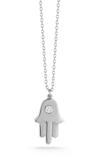 Ember Fine Jewelry 14k Gold & Diamond Hamsa Necklace In Multi