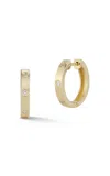 Ember Fine Jewelry 14k 0.1 Ct. Tw. Diamond Huggie Earrings In Multi