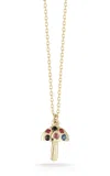 Ember Fine Jewelry 14k Gemstone Necklace In Multi