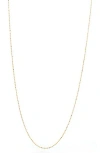 Ember Fine Jewelry 14k Gold Ball Chain Necklace In Gold