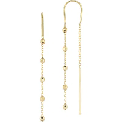 Ember Fine Jewelry 14k Gold Ball Drop Threader Earrings