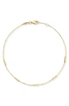 Ember Fine Jewelry 14k Gold Bar Station Anklet In Gold
