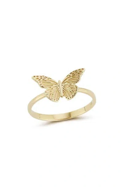 EMBER FINE JEWELRY EMBER FINE JEWELRY 14K GOLD BUTTERFLY RING
