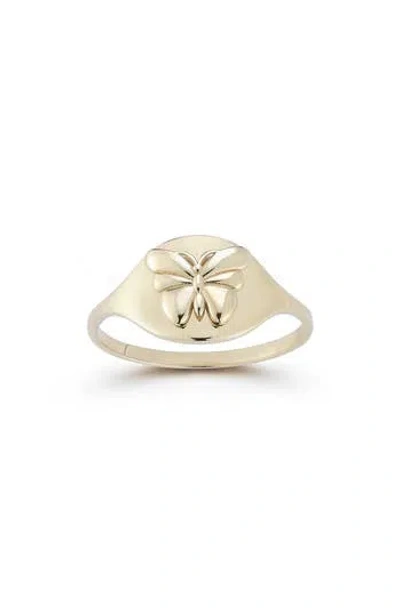 Ember Fine Jewelry 14k 3d Butterfly Ring In Gold