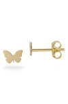 Ember Fine Jewelry 14k Gold Butterfly Stud Earrings In Gold