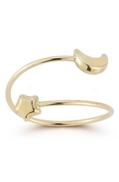Ember Fine Jewelry 14k Gold Celestial Bypass Ring In Neutral