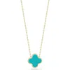 Ember Fine Jewelry 14k Gold Clover Inlay Pendant Necklace