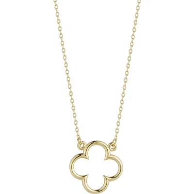 Ember Fine Jewelry 14k Gold Clover Pendant Necklace