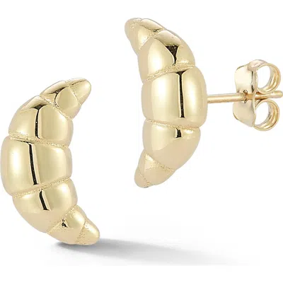 Ember Fine Jewelry 14k Gold Croissant Stud Earrings