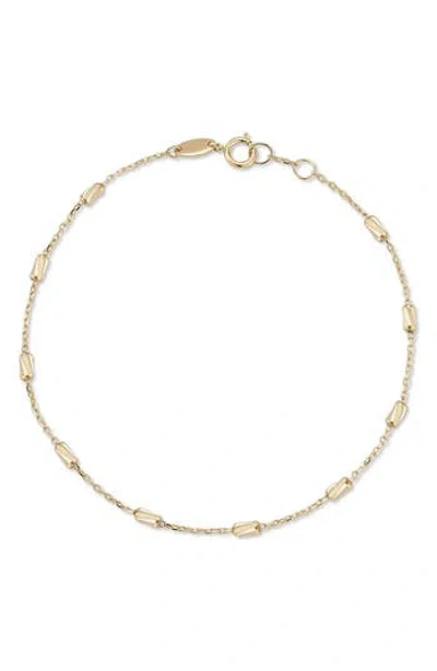 Ember Fine Jewelry 14k Gold Cylinder Chain Bracelet