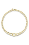 Ember Fine Jewelry 14k Gold Graduated Chain Bracelet In Gold