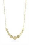 Ember Fine Jewelry 14k Gold Graduated Disc Necklace In Gold
