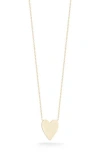 Ember Fine Jewelry 14k Gold Heart Pendant Necklace In Gold
