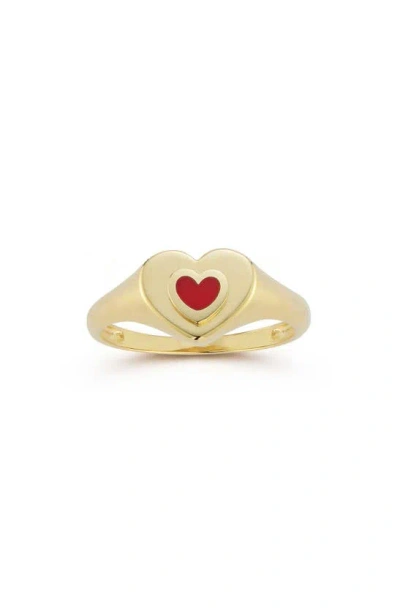 Ember Fine Jewelry 14k Gold Heart Signet Ring