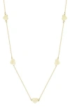 Ember Fine Jewelry 14k Gold Heart Station Necklace