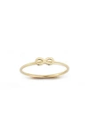 Ember Fine Jewelry 14k Gold Infinity Ring In Gold