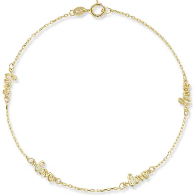 Ember Fine Jewelry 14k Gold Love Bracelet