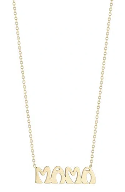 Ember Fine Jewelry 14k Gold 'mama' Pendant Necklace