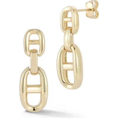 Ember Fine Jewelry 14k Gold Mariner Chain Drop Earrings