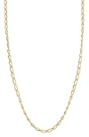 Ember Fine Jewelry 14k Gold Oval Link Necklace In Gold