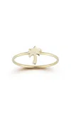 Ember Fine Jewelry 14k Gold Palm Tree Ring In Multi