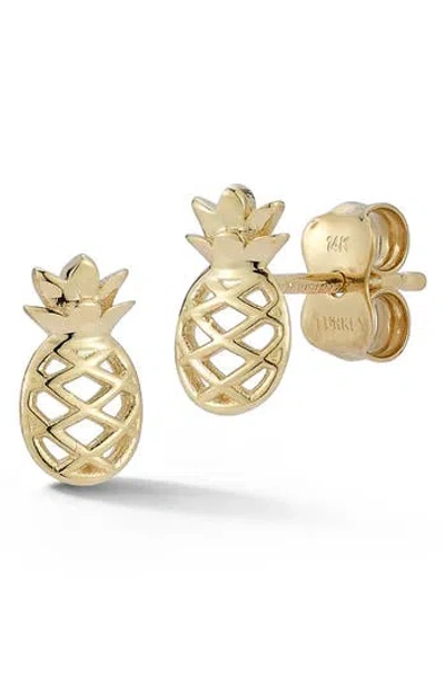 Ember Fine Jewelry 14k Gold Pineapple Stud Earrings