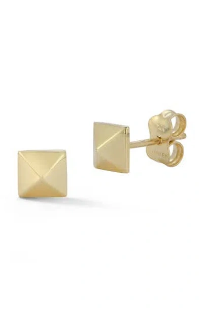 Ember Fine Jewelry 14k Gold Pyramid Stud Earrings