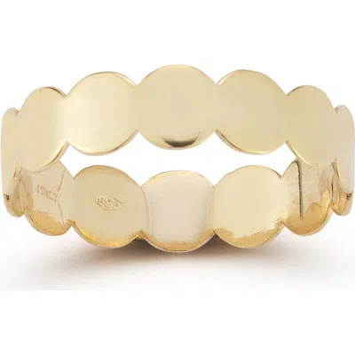 Ember Fine Jewelry 14k Gold Scalloped Band Ring