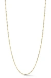Ember Fine Jewelry 14k Gold Singapore Chain Necklace In Gold
