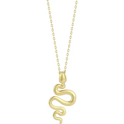 Ember Fine Jewelry 14k Gold Snake Pendant Necklace