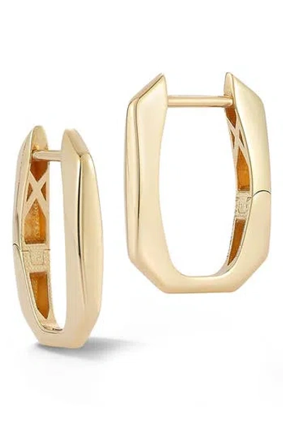 Ember Fine Jewelry 14k Gold Square Huggie Hoop Earrings