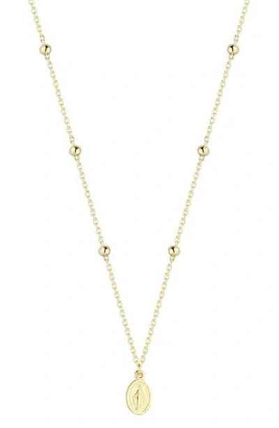 Ember Fine Jewelry 14k Gold Virgin Mary Necklace