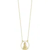 Ember Fine Jewelry 14k Open Mary Necklace In Gold