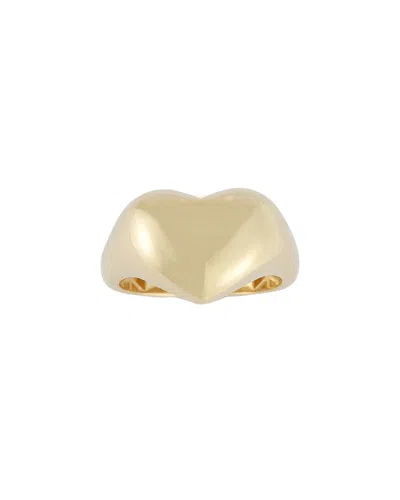 Ember Fine Jewelry 14k Heart Dome Ring In Gold