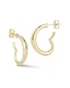 Ember Fine Jewelry 14k Heart Hoop Earrings In Gold