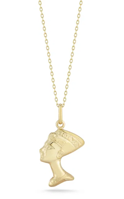 Ember Fine Jewelry 14k Italian Gold Nefertiti Necklace In Multi