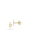 Ember Fine Jewelry 14k Italian Gold Snake Stud Earrings In Multi