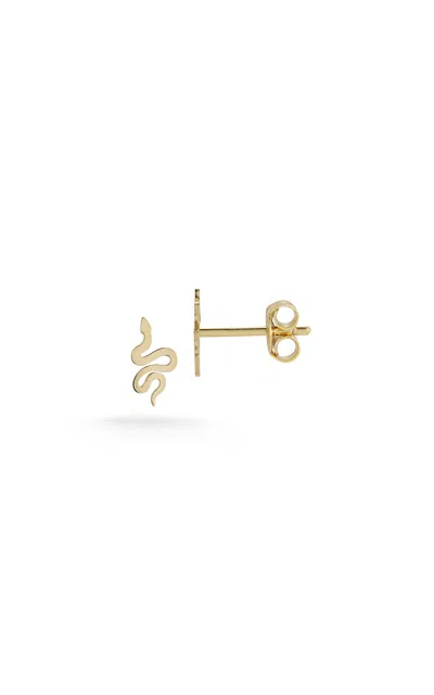 Ember Fine Jewelry 14k Italian Gold Snake Stud Earrings In Multi