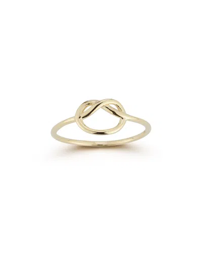 Ember Fine Jewelry 14k Gold Love Knot Ring In Multi