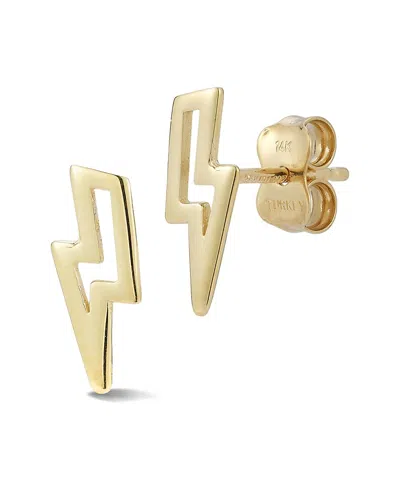 Ember Fine Jewelry 14k Lightning Studs In Gold