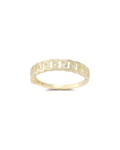 Ember Fine Jewelry Curb Link Band Ring In Gold