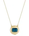 Ember Fine Jewelry 14k London Blue Topaz Necklace