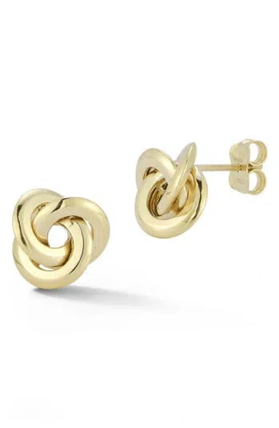 Ember Fine Jewelry 14k Love Knot Stud Earrings In Gold