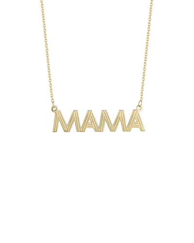 Ember Fine Jewelry 14k Mama Necklace In Gold