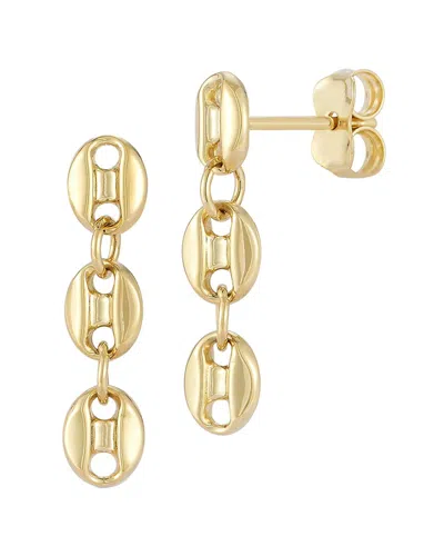 Ember Fine Jewelry 14k Mariner Link Drop Earrings In Gold