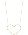 Ember Fine Jewelry 14k Medium Open Heart Necklace